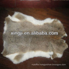 high quality rabbit fur natural brown color hare rabbit skins